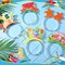 24 Pcs Summer Hawaiian Party Favors Paper Luau Head Boppers Tiki Aloha Boppers Funny Hawaiian Headband Tropical Flamingo Pineapple Palm Tree Summer Beach Party Favors Pool Photo Booth Props